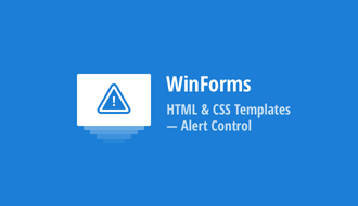Alert Control - HTML and CSS Templates, WinForms UI | DevExpress