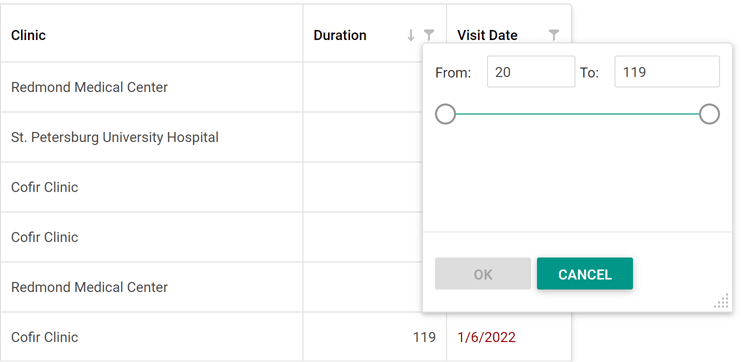 Range Filter for Numeric Values - ASP.NET GridView | DevExpress