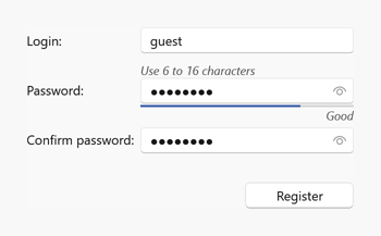 Password Editor - WPF Controls, DevExpress