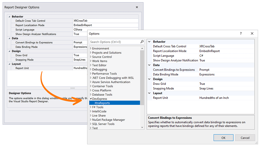 Visual Studio Report Designer - DevExpress Reporting