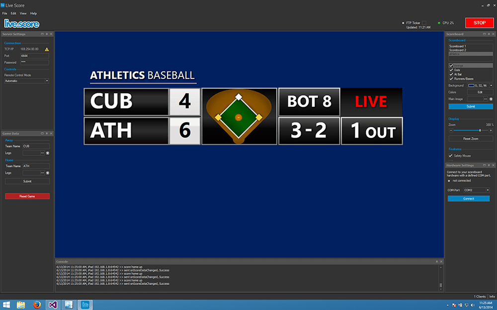 DevExpress WinForms and WPF in SunsetDev Live Score