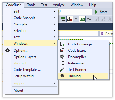 CodeRush - Training Window | DevExpress
