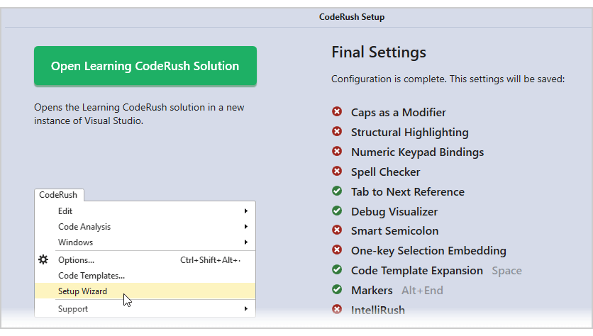 Learning CodeRush Solution - What's New in CodeRush | DevExpress