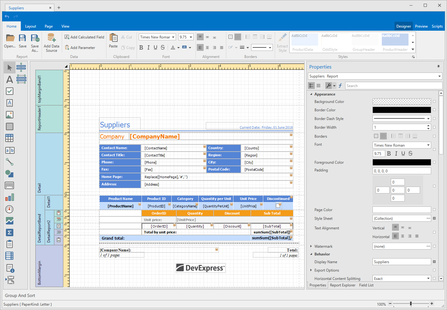 DevExpress WPF Propery Grid Control