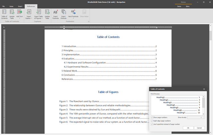 Document Navigation - WinForms Rich Text Editor | DevExpress