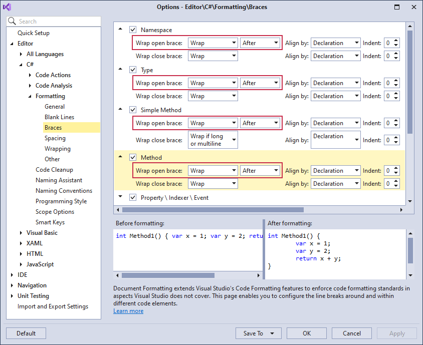 EditorConfig Support - What's New in CodeRush | DevExpress