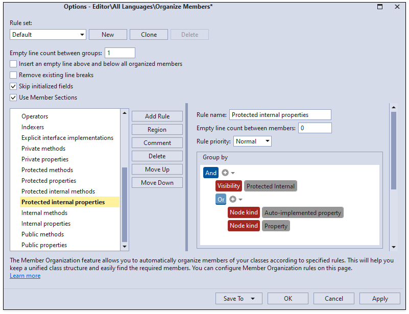 Organize Members - What's New in CodeRush | DevExpress