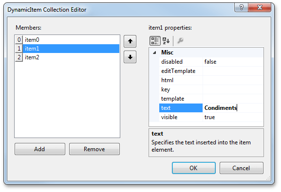 DevExpress VS Integration Collection Dialog | DevExtreme