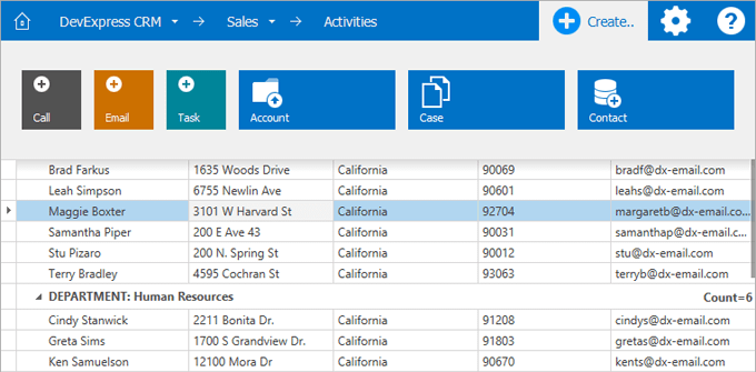 DevExpress WPF TileNavePane Control