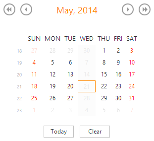 DevExpress ASP.NET Calendar - Disable Individual Dates