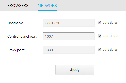 Network Settings