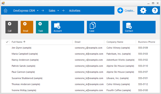 DevExpress WinForms TileNav Pane