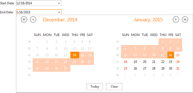 DevExpress ASP.NET Calendar - Disable Individual Dates