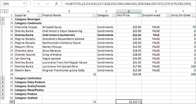 DevExpress ASP.NET Grid - Data Group and Summary