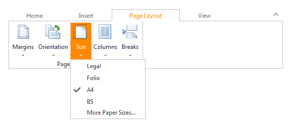 DevExpress ASP.NET Ribbon Control - Drop-down Toggle Button