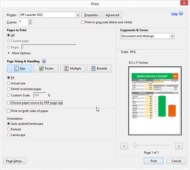 DevExpress ASP.NET Spreadsheet Control - Printing