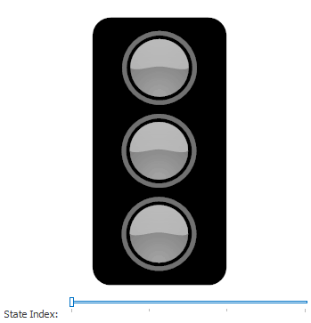 DevExpress WinForms Gauge Control - State Image Indicator