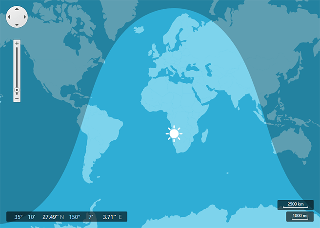 Spherical Mercator Projection