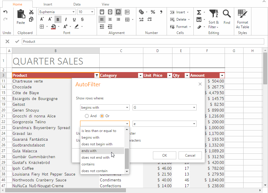 ASP.NET Spreadsheet Control | DevExpress