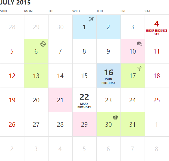 WinForms Calendar Control | DevExpress