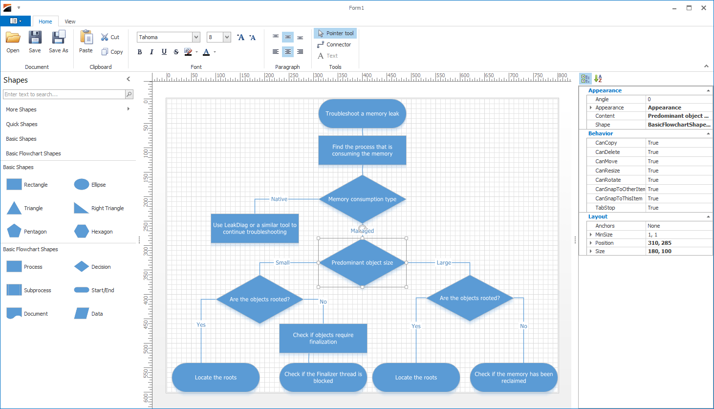 WinForms Diagram Control | DevExpress