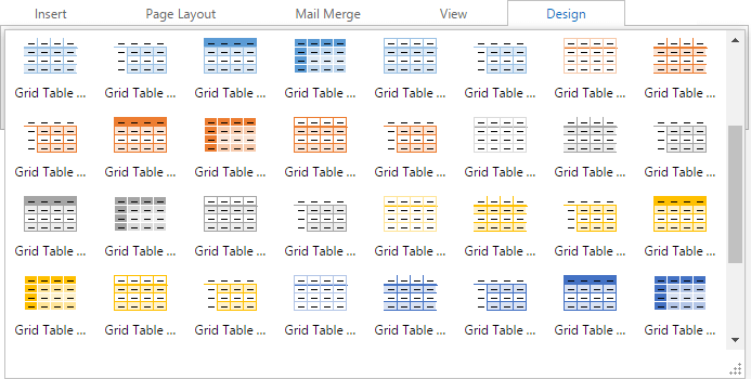 ASP.NET Rich Edit - Predefined Styles | DevExpress