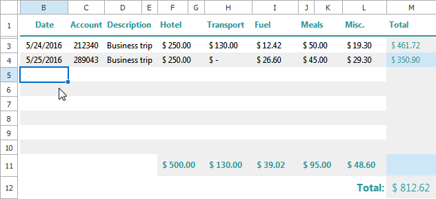 The AutoFill Feature, VCL Spreadsheet | DevExpress