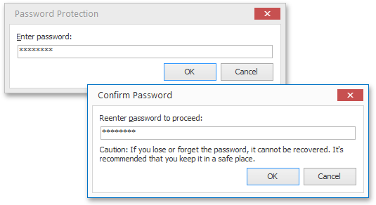 Support for Password Protected Worksheet Files, VCL Spreadsheet | DevExpress