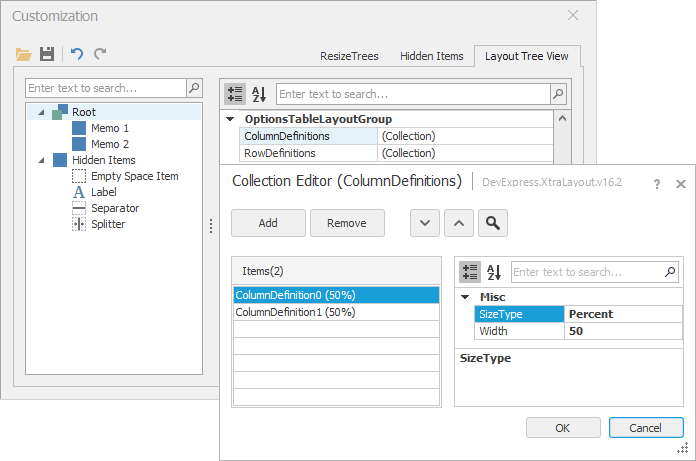 DXCollectionEditor - WinForms Property Grid | DevExpress