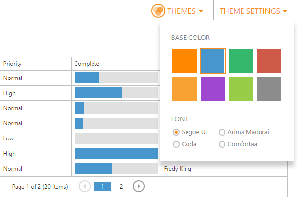 ASP.NET Predefined Themes Customization