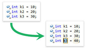 Smart Duplicate Line - CodeRush for Roslyn | DevExpress