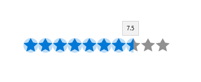 Rating Control - Windows 10 Apps | DevExpress