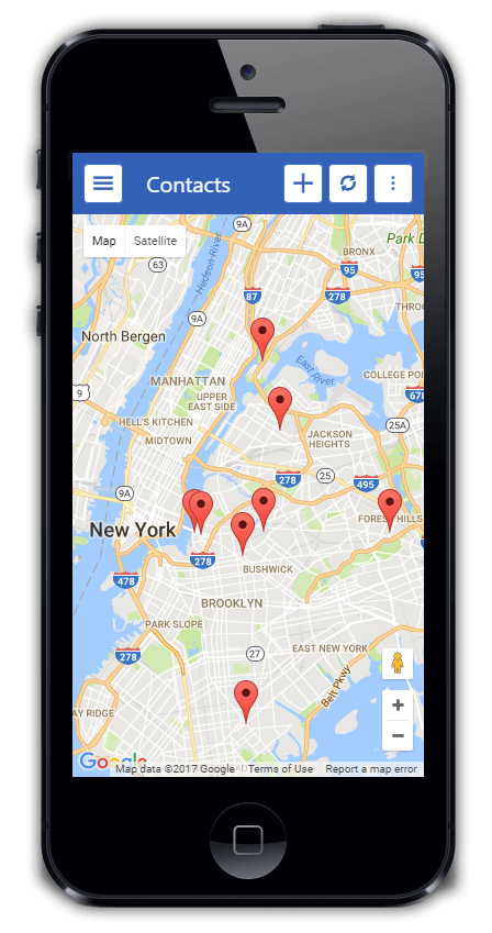 Maps Mobile Module - XAF | DevExpress