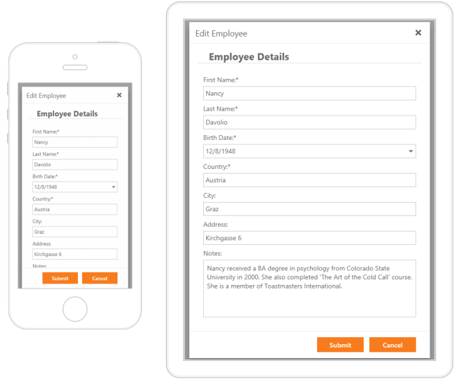 ASP.NET Menu - Adaptivity | DevExpress