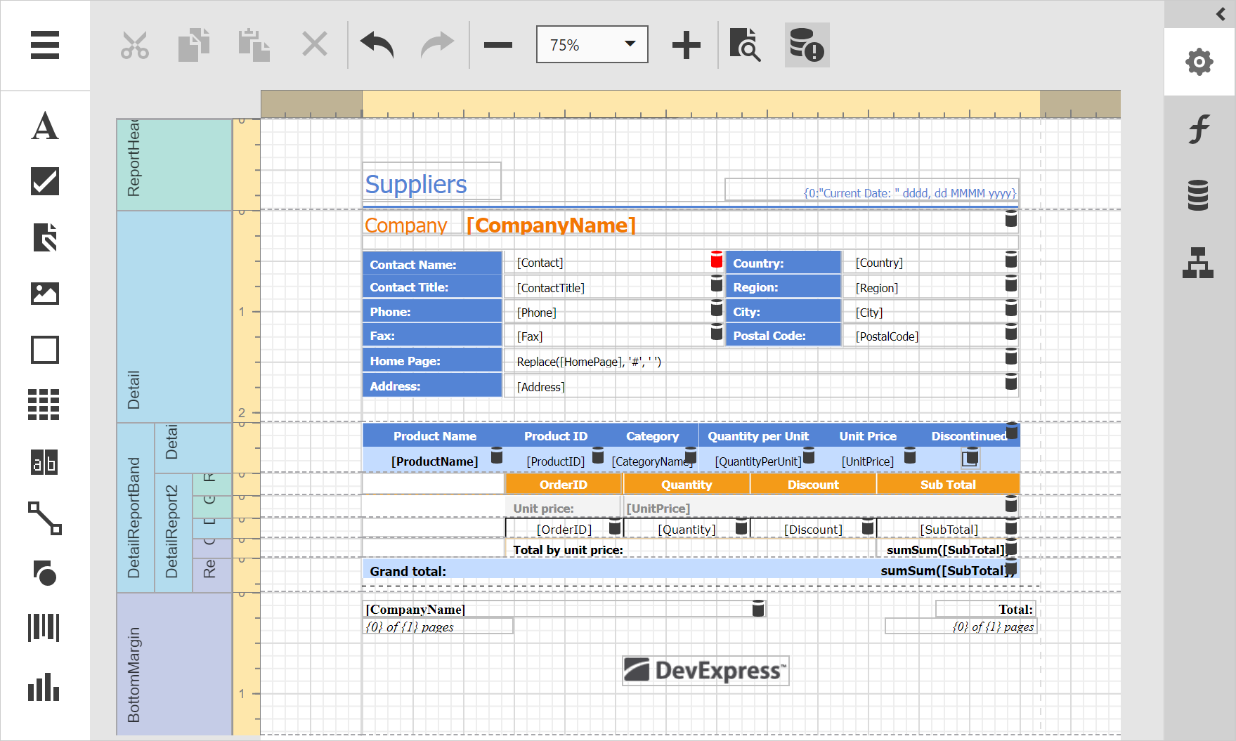 Validate expression/data bindings