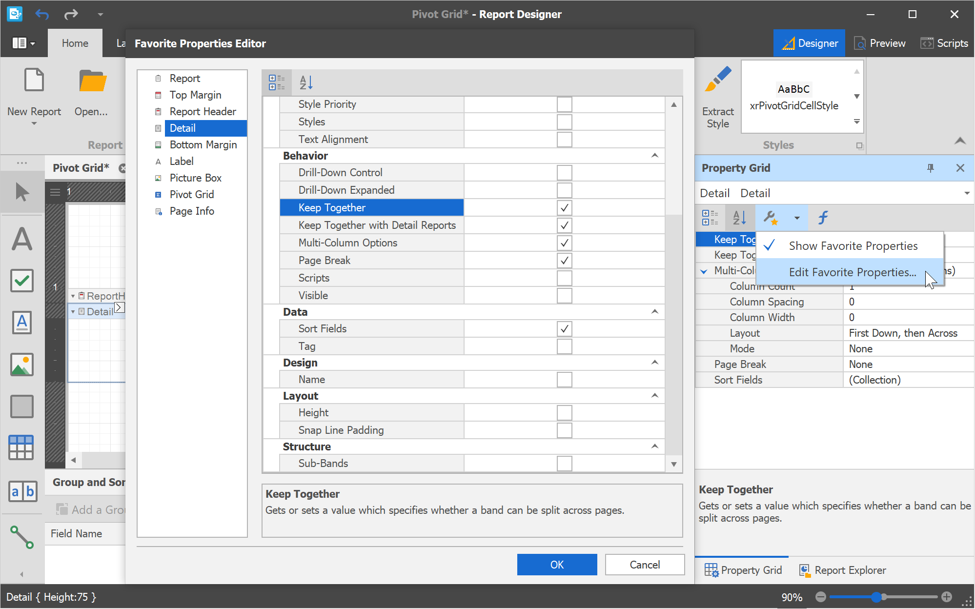 .NET Reporting - Favorite Properties | DevExpress