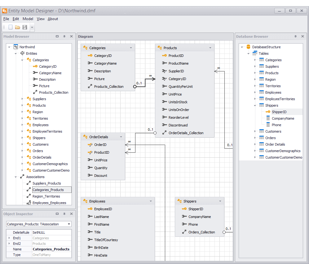 DevExpress VCL Object-Relational Mapping Tool