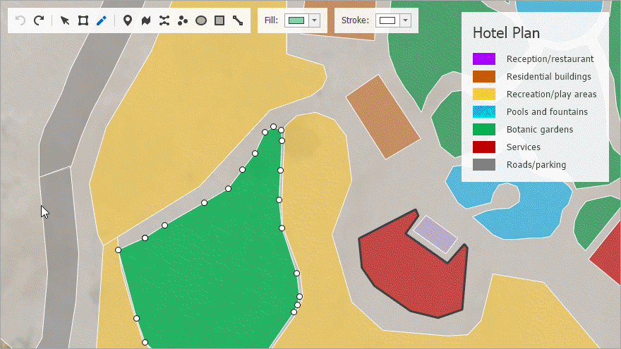 WinForms Map Control - Runtime Editor for Vector Items | DevExpress