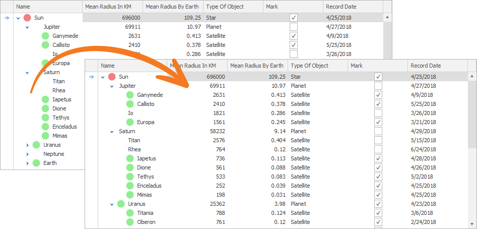 WinForms TreeList - Node Images | DevExpress