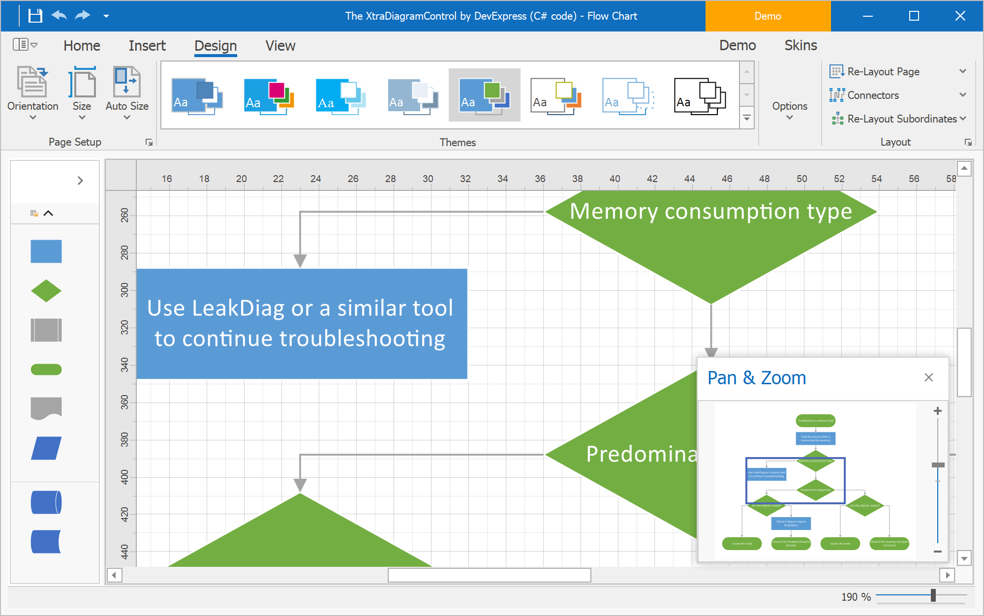 Pan and Zoom Window - Diagram Control for WinForms and WPF, DevExpress