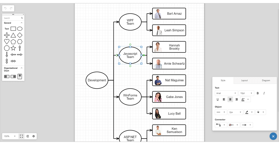 Diagram Control for ASP.NET Core | DevExpress