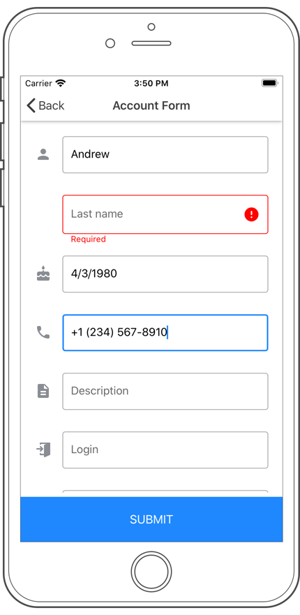 Data Form - Xamarin.Forms | DevExpress