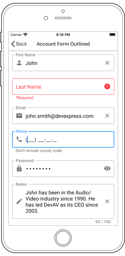 Text Editor - Xamarin.Forms | DevExpress