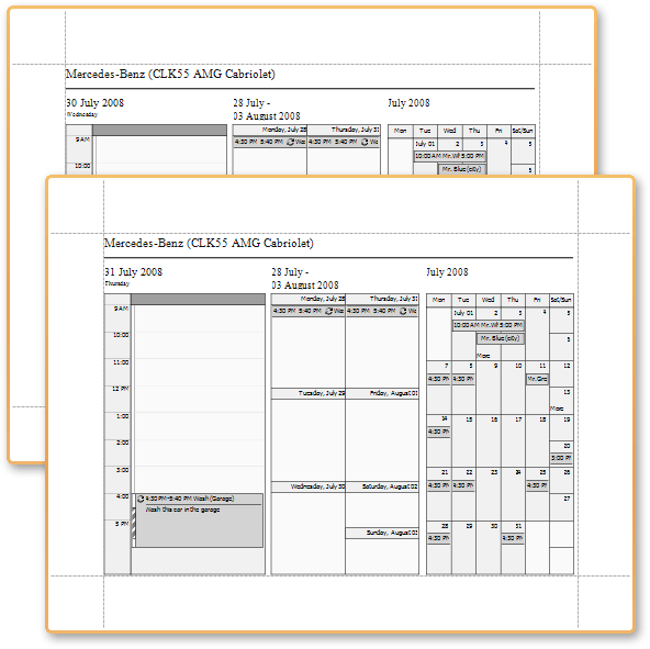 Printed Scheduler - Smart Sync for Tri-Fold Reports