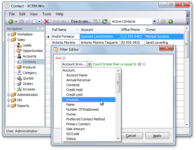 XAF - Filter Editor in List Views