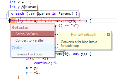 Variable Declaration Enhancements in CodeRush