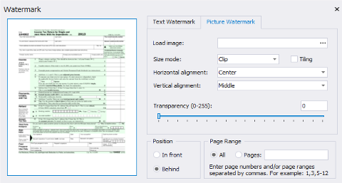 .NET Report Designer: Preprinted Forms Support