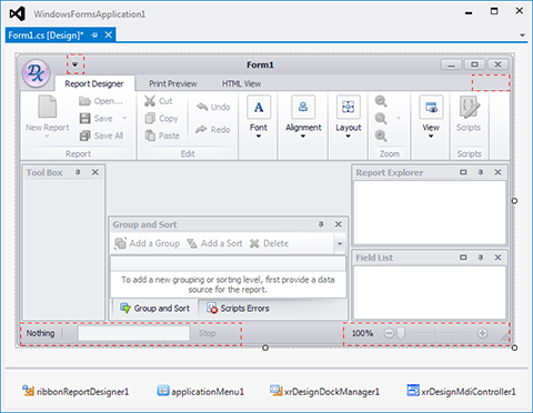 New WinForms Report Designer and Management Controls for WinForms