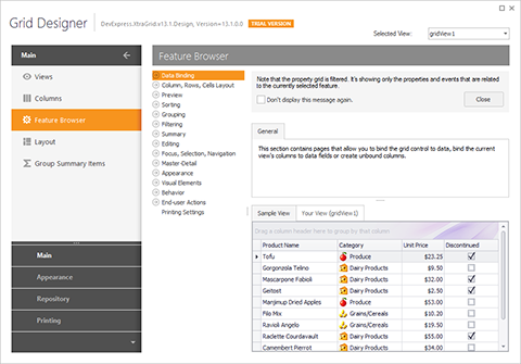 WinForms Controls - New Designer UI