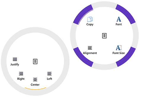 WinRT Radial Menu Control